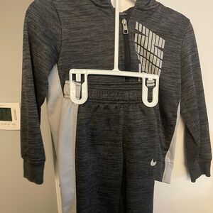 Nike Dri-FIT Gray and White Jacket
